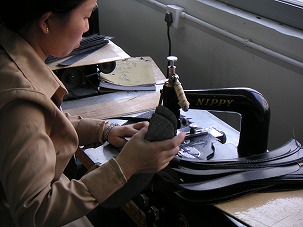 Plow sewing machine